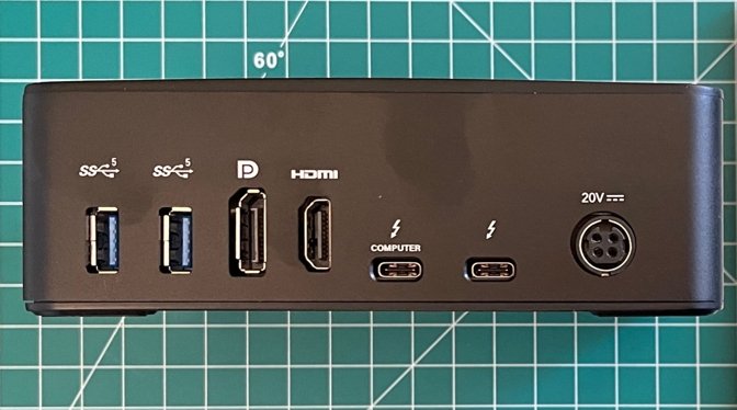 Sonnet included quite a few ports on the back of the Breakaway Puck.