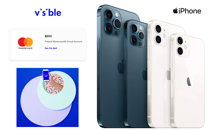 Visible free Mastercard with iPhone purchase
