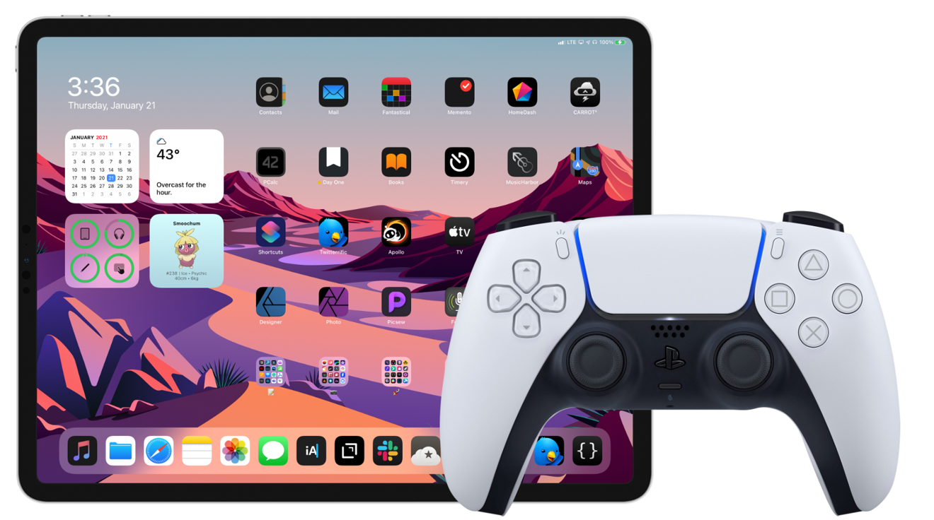Use the PS5 DualSense controller with iPad