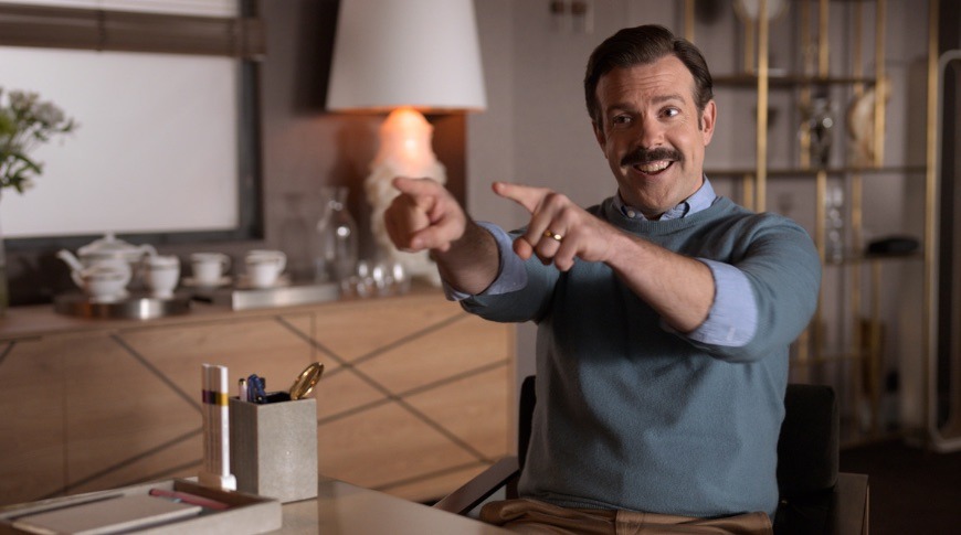 photo of Jason Sudeikis wins first Golden Globe for Apple TV+ with 'Ted Lasso' image