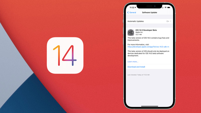 Apple released a new build of iOS 14.5 Beta 1