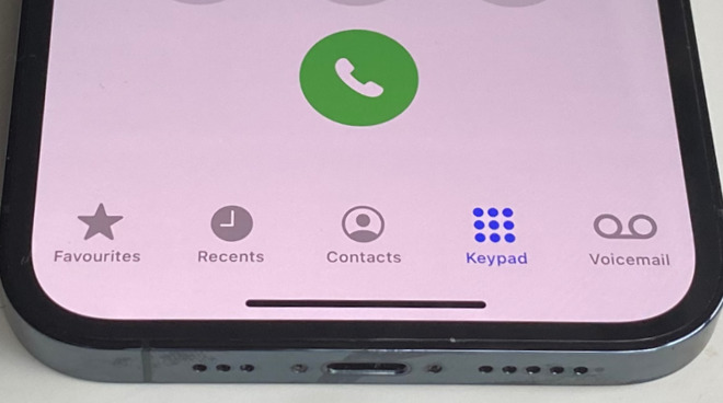 One of the two ways you can access your Contacts on iPhone