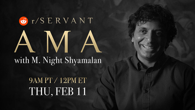 photo of 'Servant' producer M. Night Shyamalan to host Reddit AMA this week image
