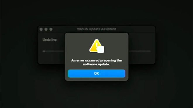 macOS Big Sur Upgrade Error