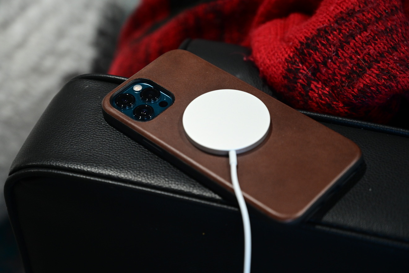 Nomad's updated cases charging couch-side with MagSafe