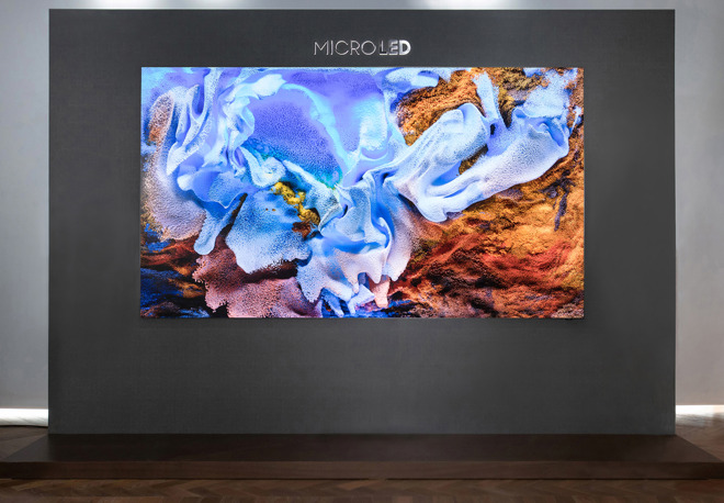 Samsung's 2020 attempt at a microLED television.