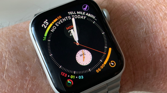 The Apple Watch uses an OLED display.