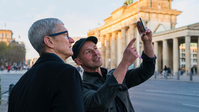 Tim Cook visiting Europe in 2018