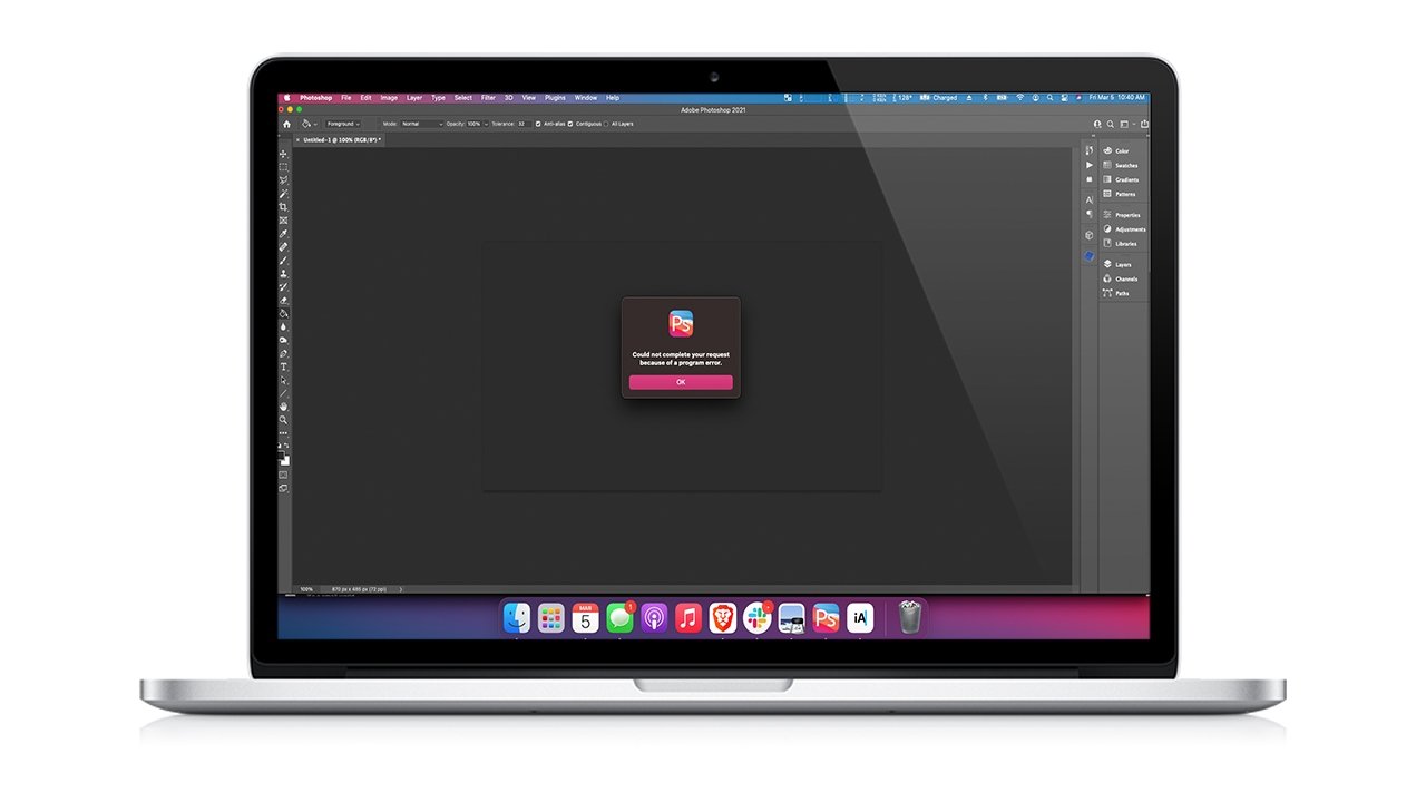 photo of How to fix Photoshop's 'could not complete your request because of a program error' problem image