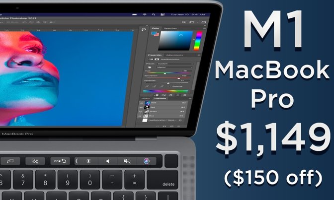 photo of Weekend M1 MacBook Pro deals at Amazon see the return of 2021's best prices image