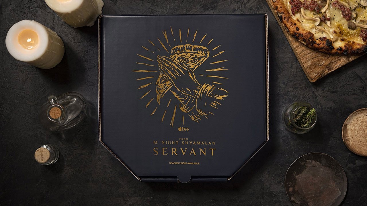 Apple is promoting the finale of the “Servant” season with free pizza