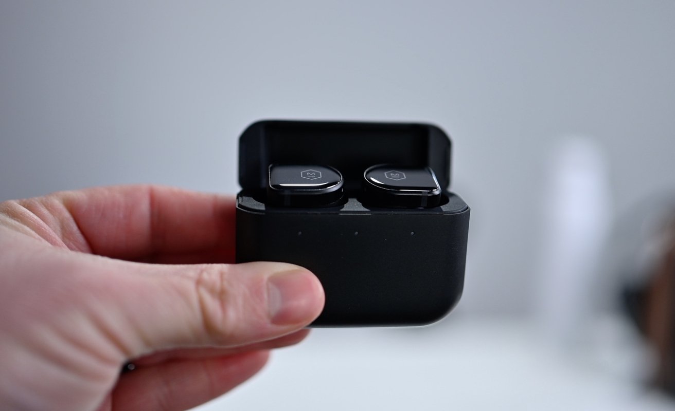 Master & Dynamic MW08 True Wireless Earphones (Black Ceramic/Matte Black CASE)