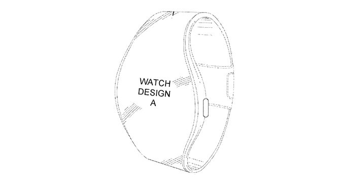 Not so much a round Apple Watch, as one with a display that reaches up into the band