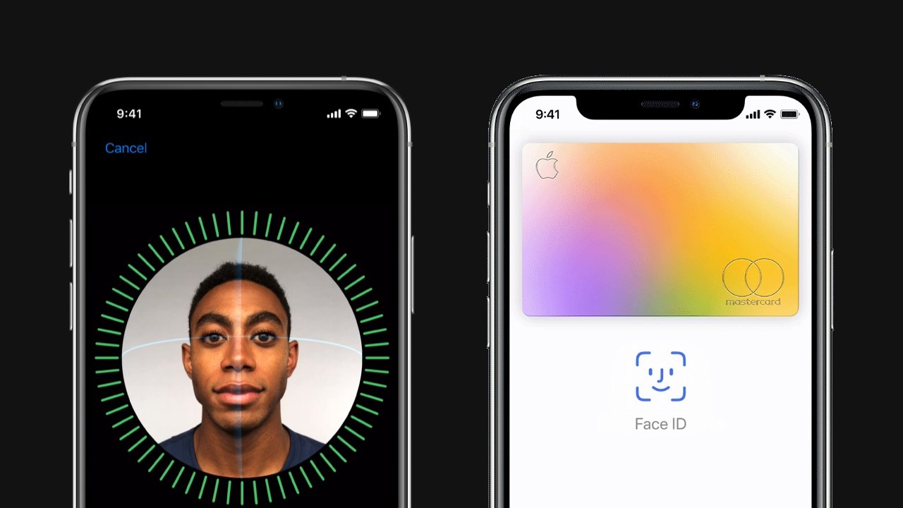 Face ID uses IR to scan the user's face for identification