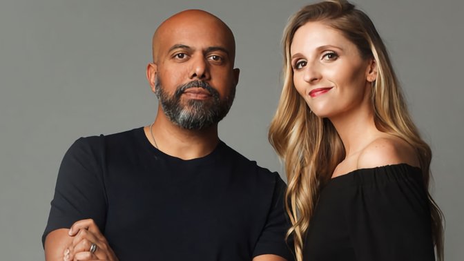 Ex-Apple executives Imran Chaudhri and Bethany Bongiorno, now partners in technology firm Humane