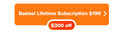 $199 Babbel deal button