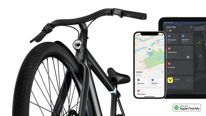 VanMoof is the first e-bike company to work with Find My