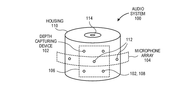 Detail from the patent showing the arrangement of a compact recording device