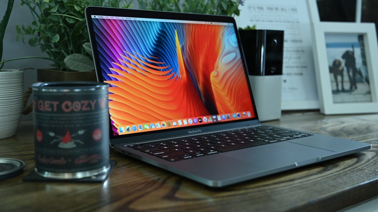 You have a higher pixel density on the MacBook Pro, but not the Surface Laptop 4's touchscreen. 