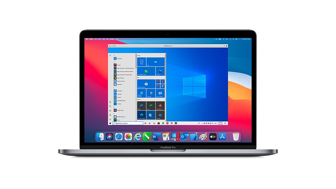 use 2x parallels for mac