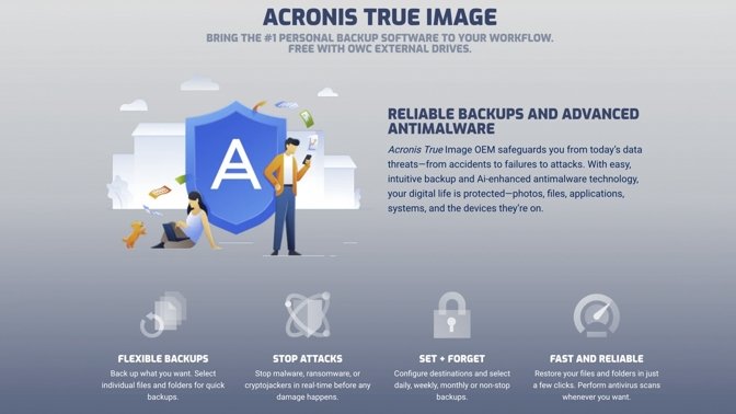 OWC partners with Acronis to protect your backups from ransomware attacks