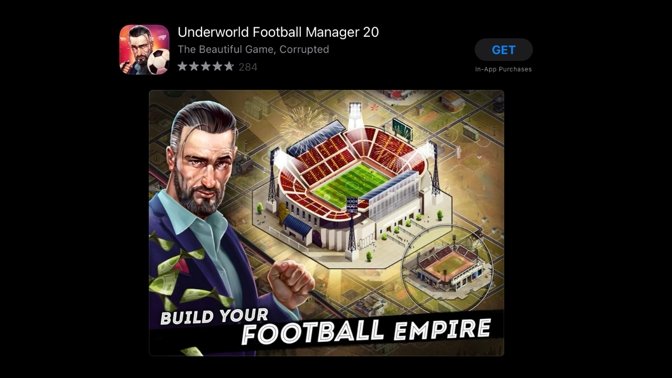 Underworld Football Manager is one of many games that will miss IDFA