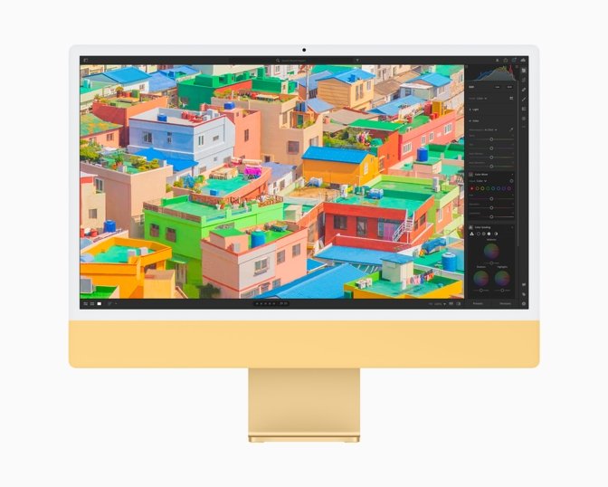 The thinner bezels makes the 24-inch screen seem bigger.