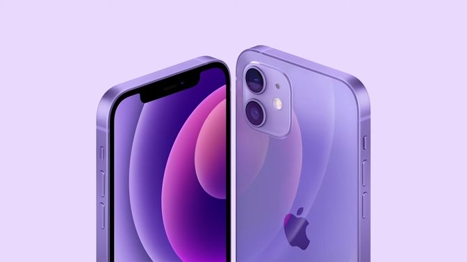 The purple iPhone 12 arrives on April 30, with pre-orders starting Friday