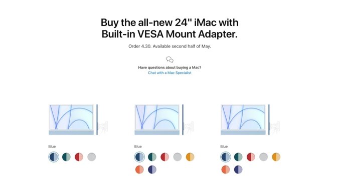 imac 24 mount