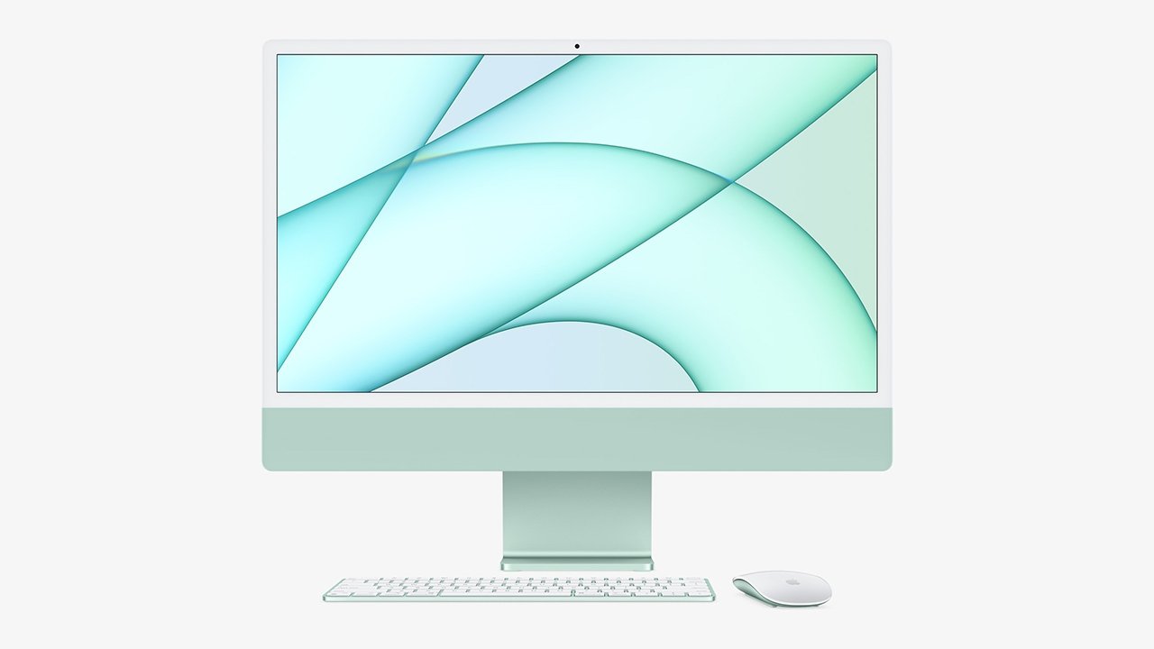 Apple’s new iMac comes with color-matched accessories, braided cables