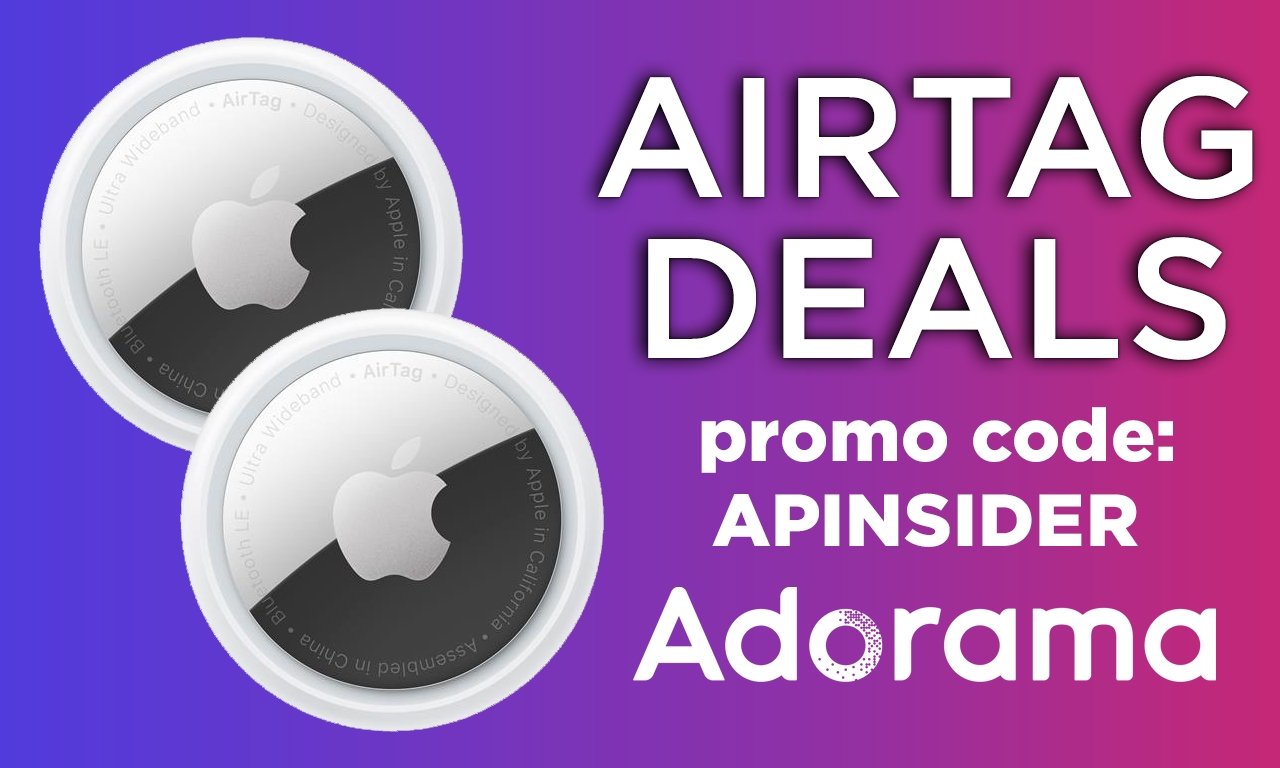 Apple AirTags 4-Pack with Software Voucher