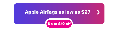 Apple AirTag sale button