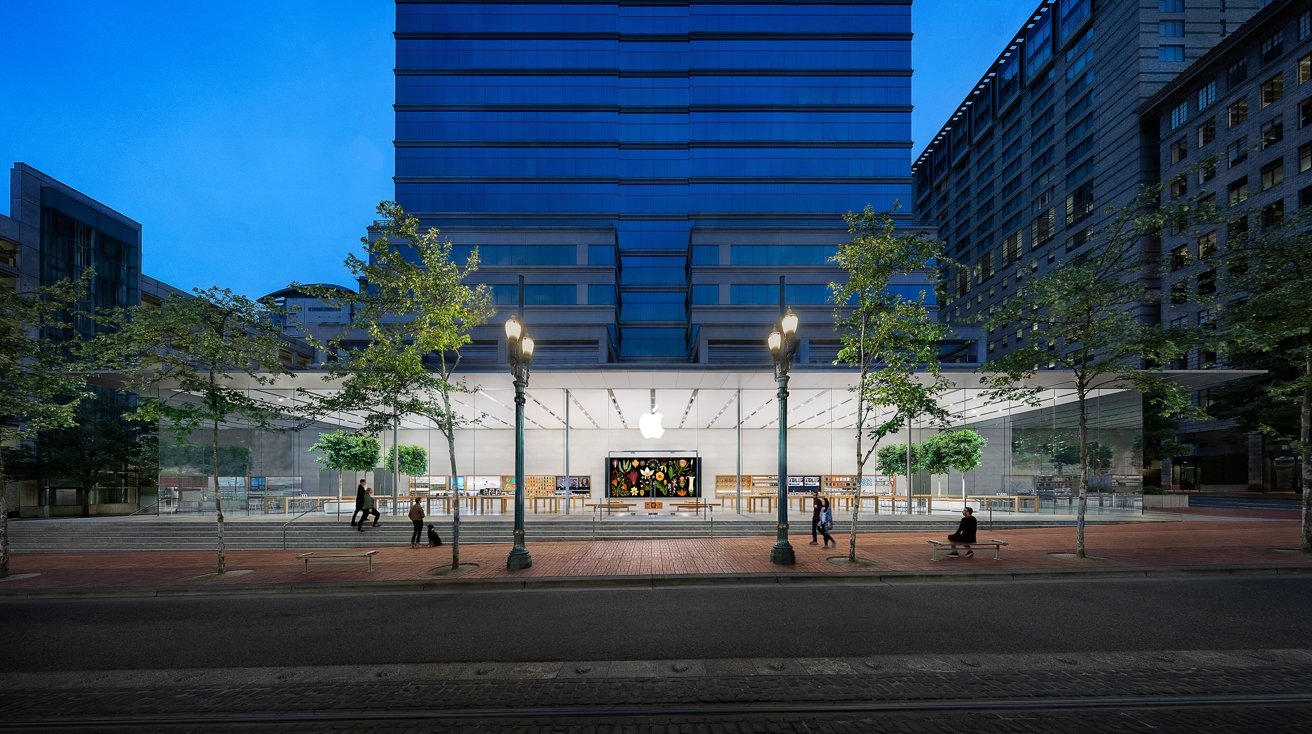 The Apple Store at Portland's Pioneer Square