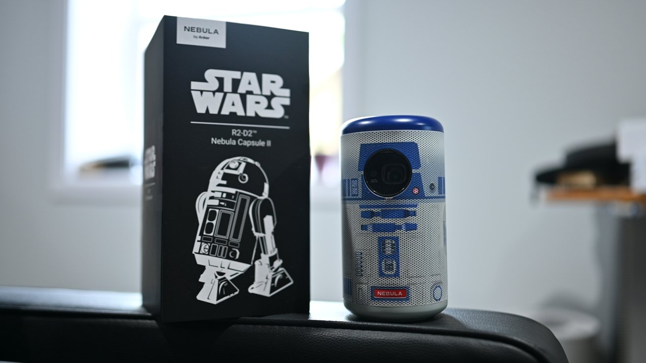 Nebula R2-D2 Capsule II projector transports you to a galaxy far