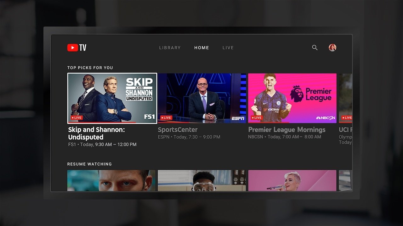 Google Adds Youtube Tv Workaround To Main App On Roku Amid Dispute Appleinsider