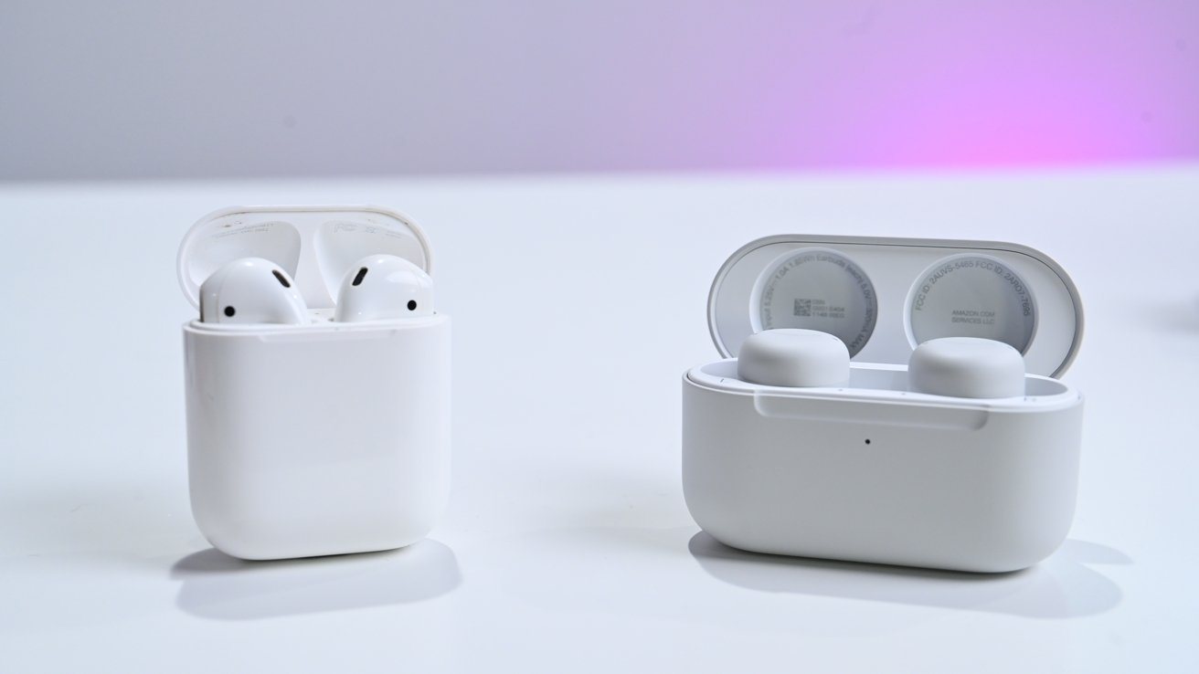 Compared Apple AirPods and AirPods Pro versus Echo Buds