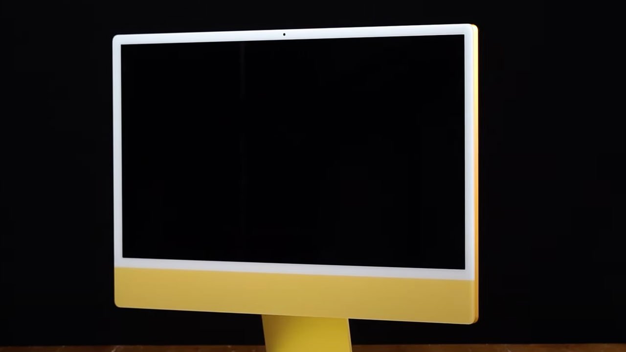 Yellow iMac