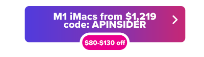 M1 iMac up to $130 off button