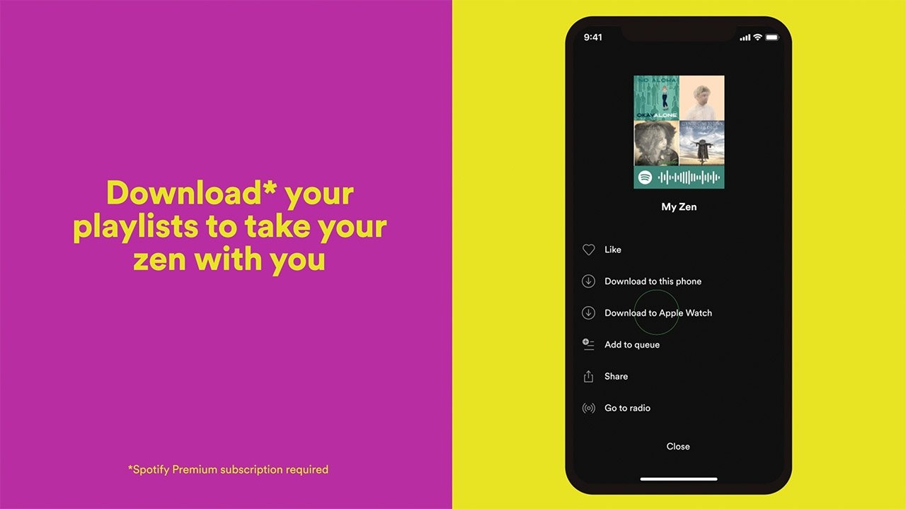 Download music to discount apple watch spotify