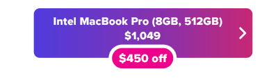 512GB MacBook Pro $450 off button
