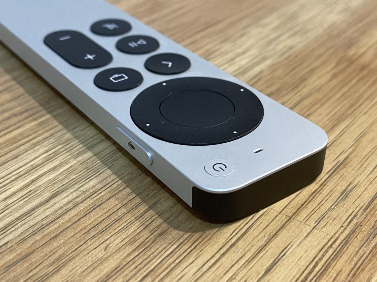 The new Siri Remote features a power button. 
