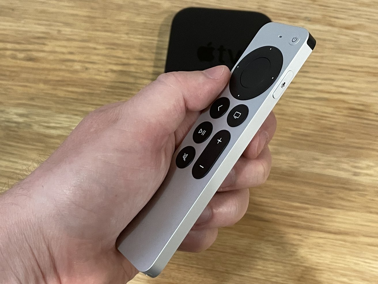 The Siri Remote has a clickable Touchpad.