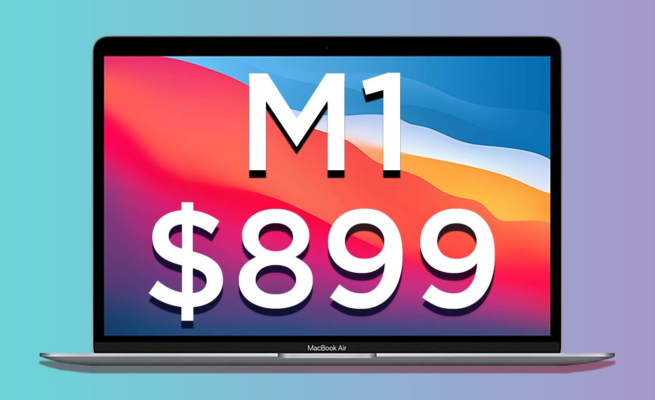 13-inch Apple M1 MacBook Airs are back on sale for $899, $100 off MSRP, with free 1-2 day delivery