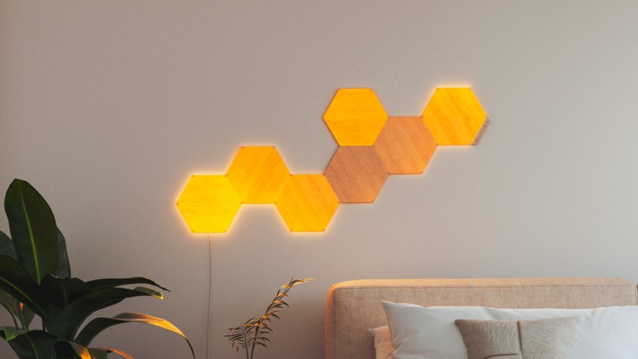 Nanoleaf Wood Look Hexagons review: A more grounded smart |