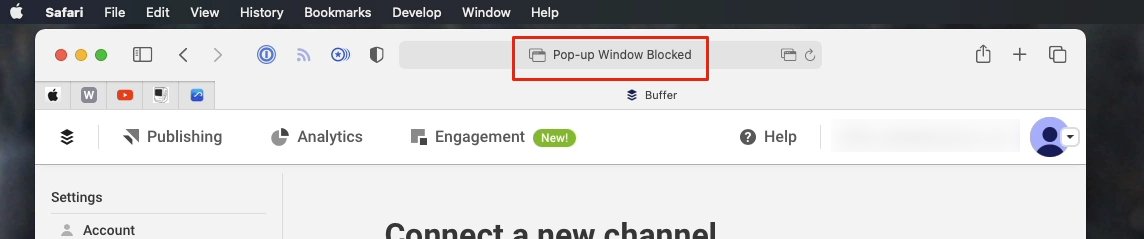 what to do when it says pop up window blocked