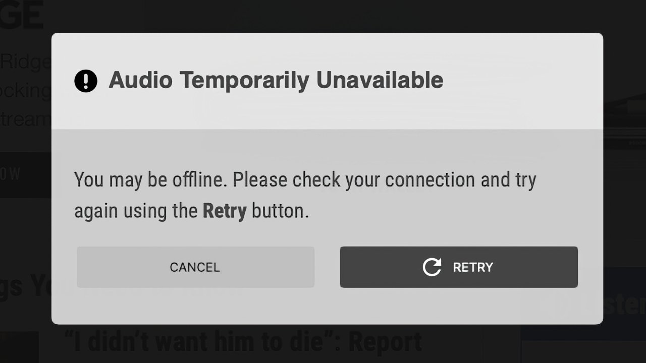 At least many Cox radio stations are still unable to stream audio live