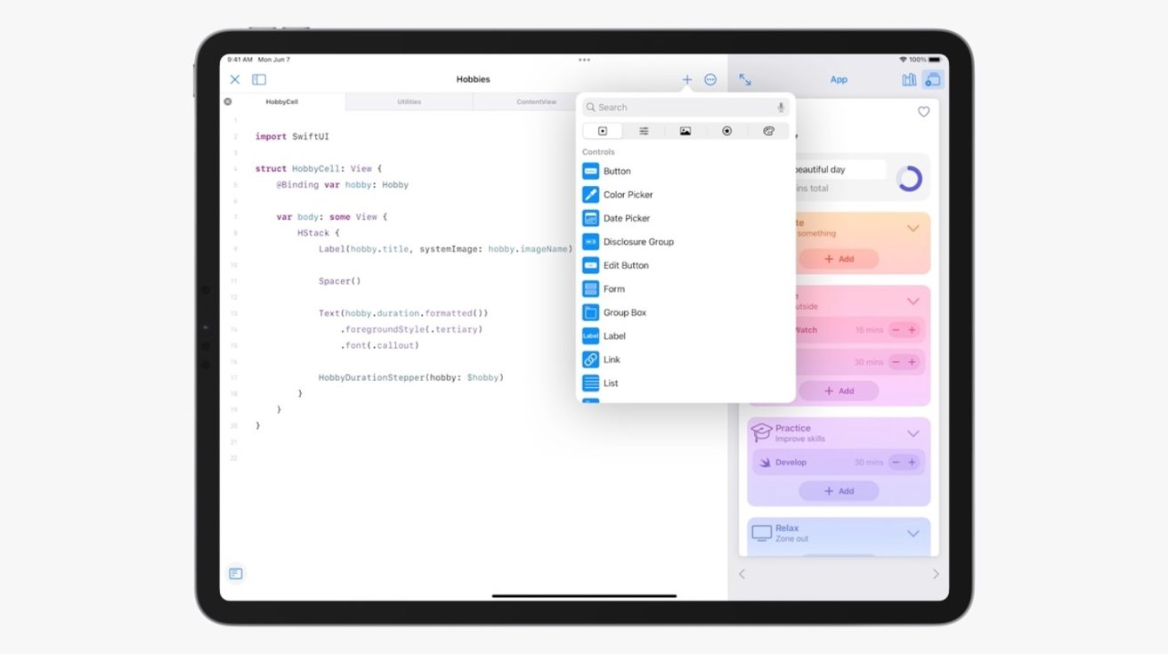 Swift Playgrounds for iPadOS 15 lets users code & submit apps to App Store  | AppleInsider