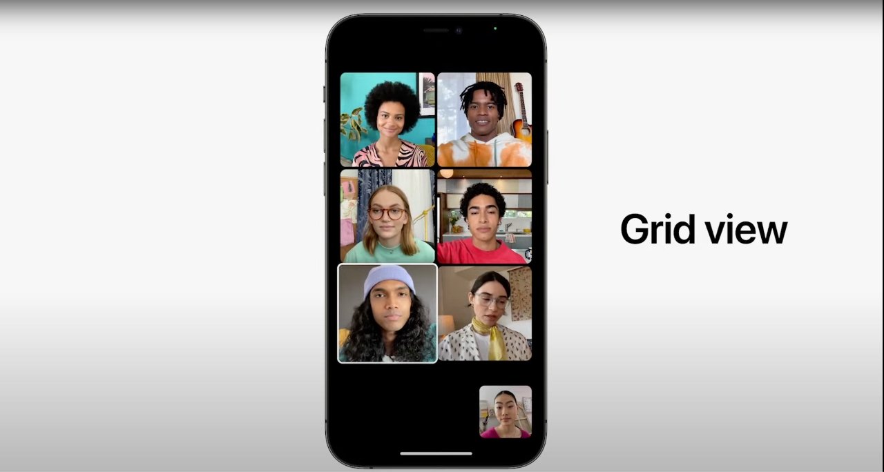 The new grid view in FaceTime resembles Zoom