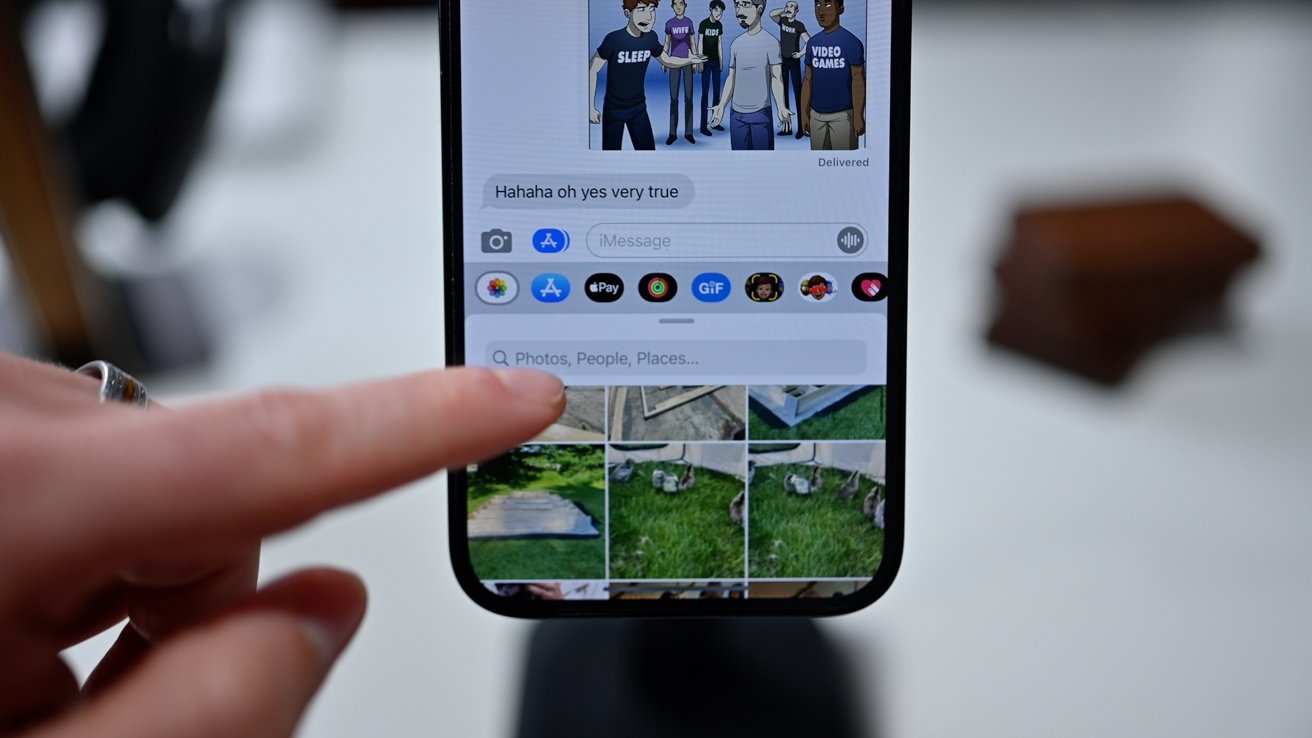 The iMessage Photos app got an upgrade