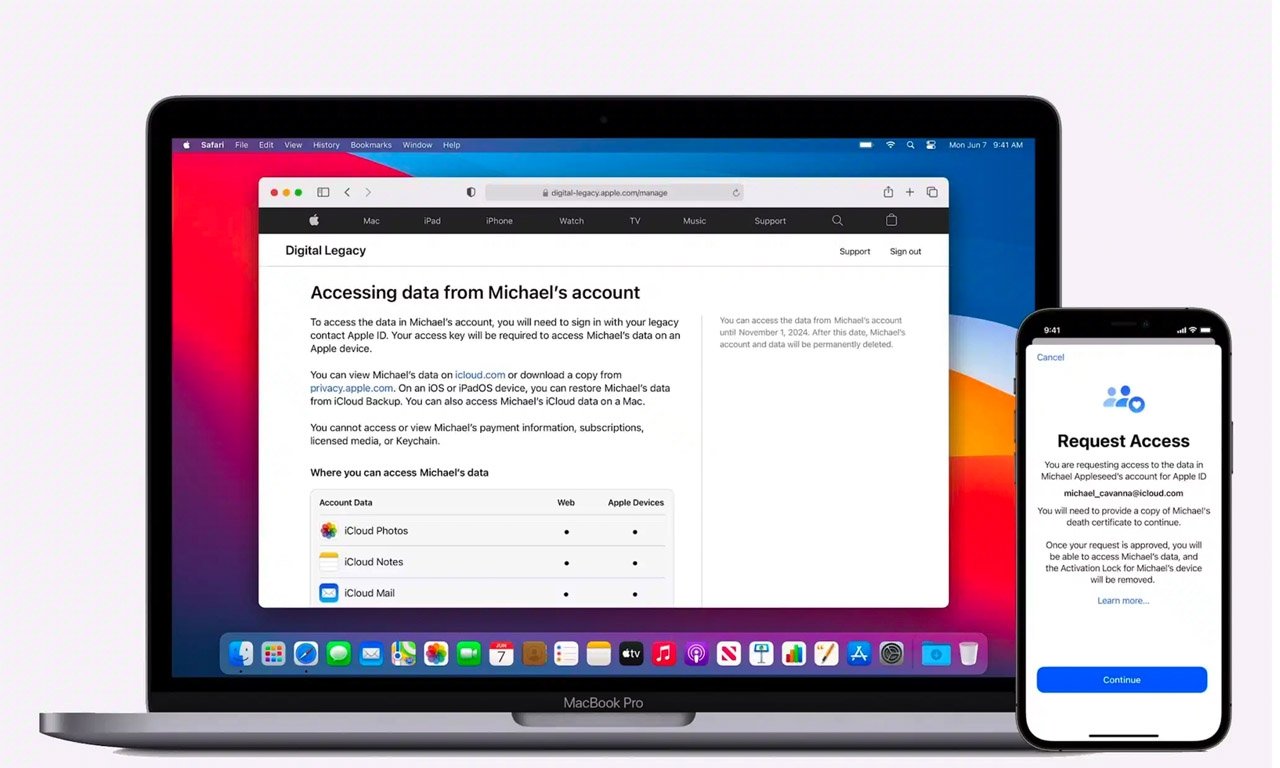 photo of iCloud+ Digital Legacy streamlines procedures for data access after death image